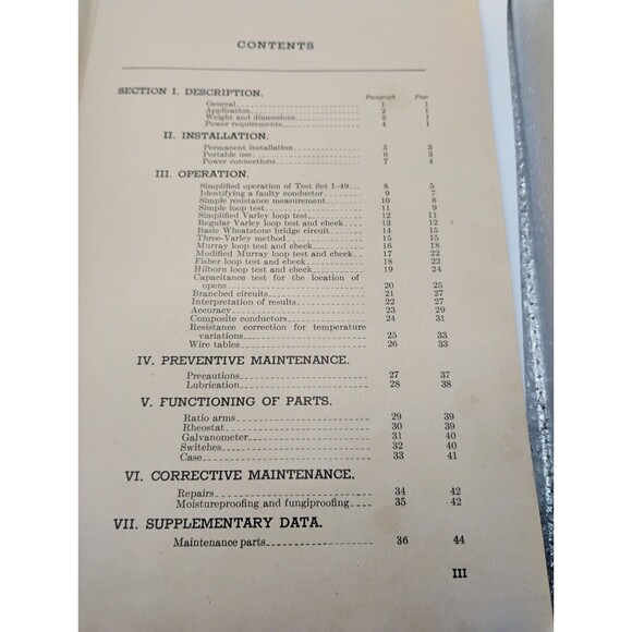 Vintage WWII War Department Technical Manual TEST SET I-49 TM 11-2019 Classified - Picture 6 of 9